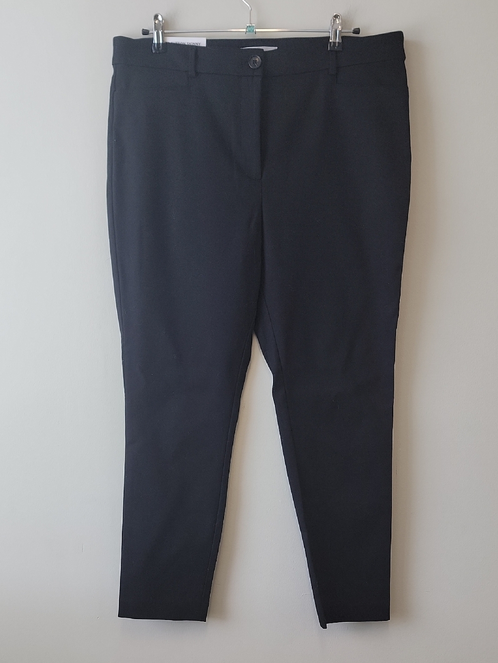 NWT LOFT The Sutton Skinny Black Ankle Pants Business Casual Trousers